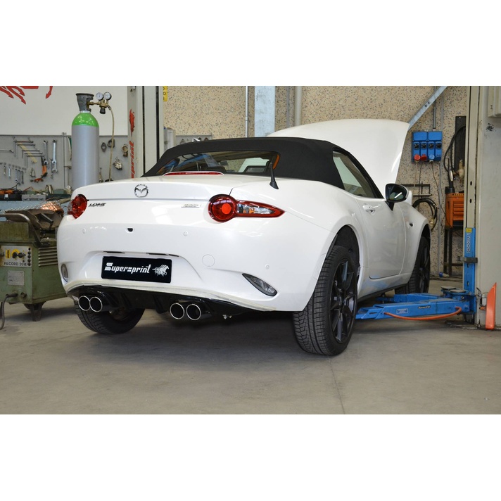 Mazda mx 5 2 0i 160 hp 184 hp 2016 exhaust system supersprint 04093