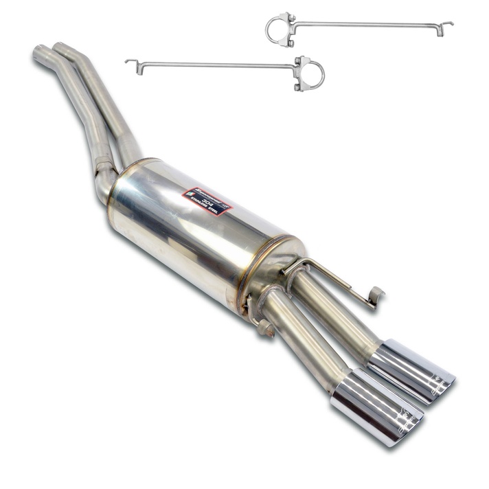 Mercedes v126 560 sel amg 85 91 exhaust system supersprint kit 15710