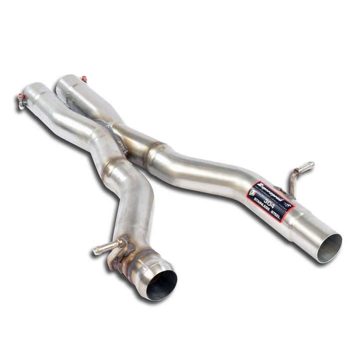 Mercedes w204 c63 amg v8 edition 507 sedan m156 507 hp 2013 2014 cat back exhaust system supersprint kit 16045