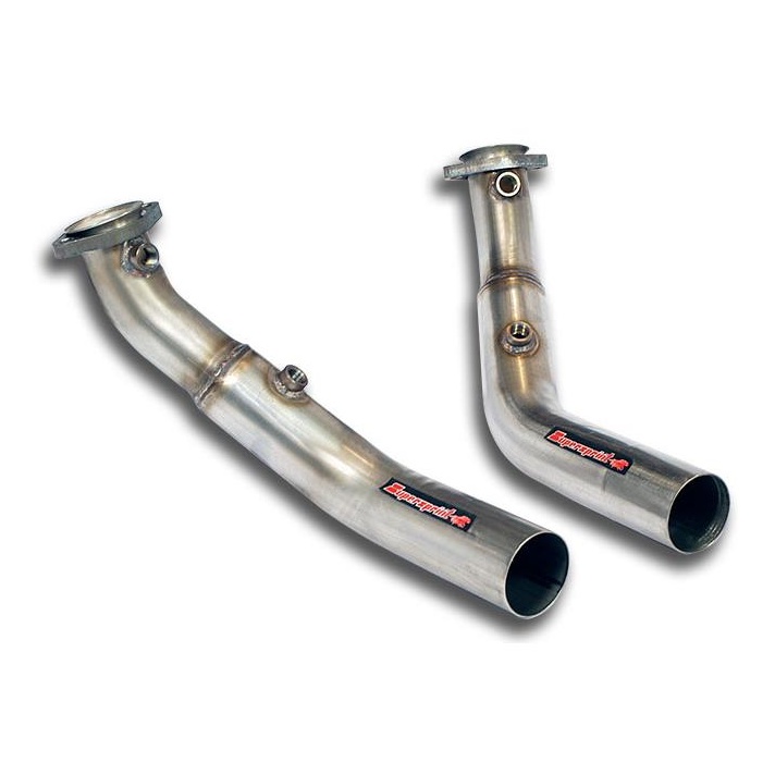 Mercedes w212 e 500 550 v8 4 7i bi turbo sedan s w m278 408 hp facelift 2014 2016 exhaust system supersprint kit 14614