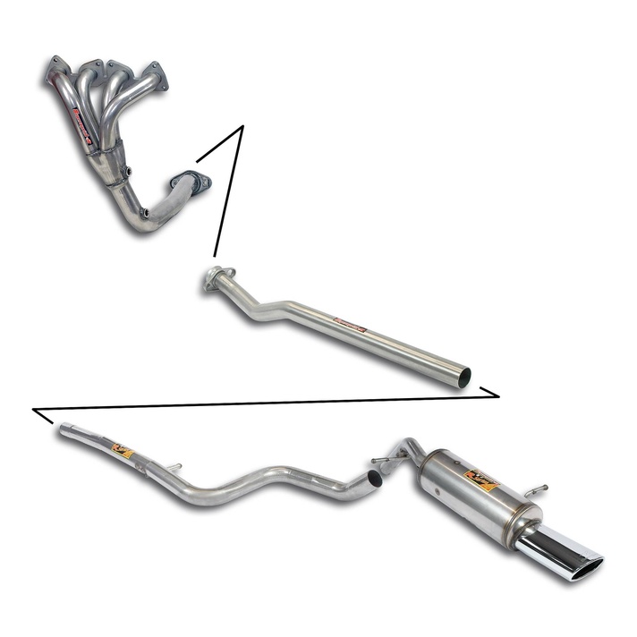 Peugeot 207 1 6i 16v 06 07 exhaust system supersprint kit 17103