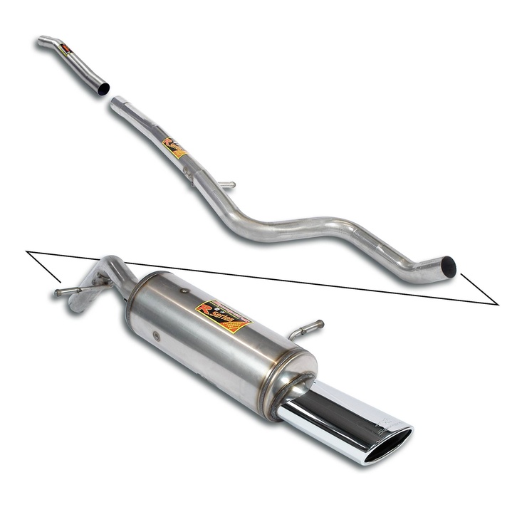 Peugeot 207 cc 1 6i 16v 120 hp 07 exhaust system supersprint kit 17111