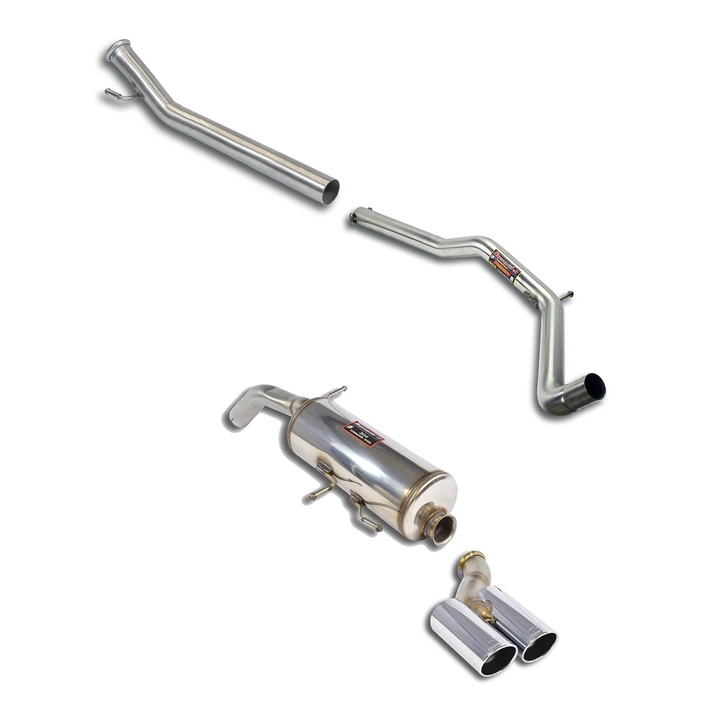 Peugeot 308 gti thp 1 6 16v 200 hp 2011 2013 exhaust system supersprint kit 17131