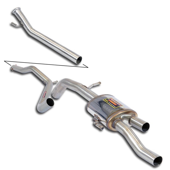 Peugeot rcz r 1 6t 270 hp 2013 2015 exhaust system supersprint kit 17198