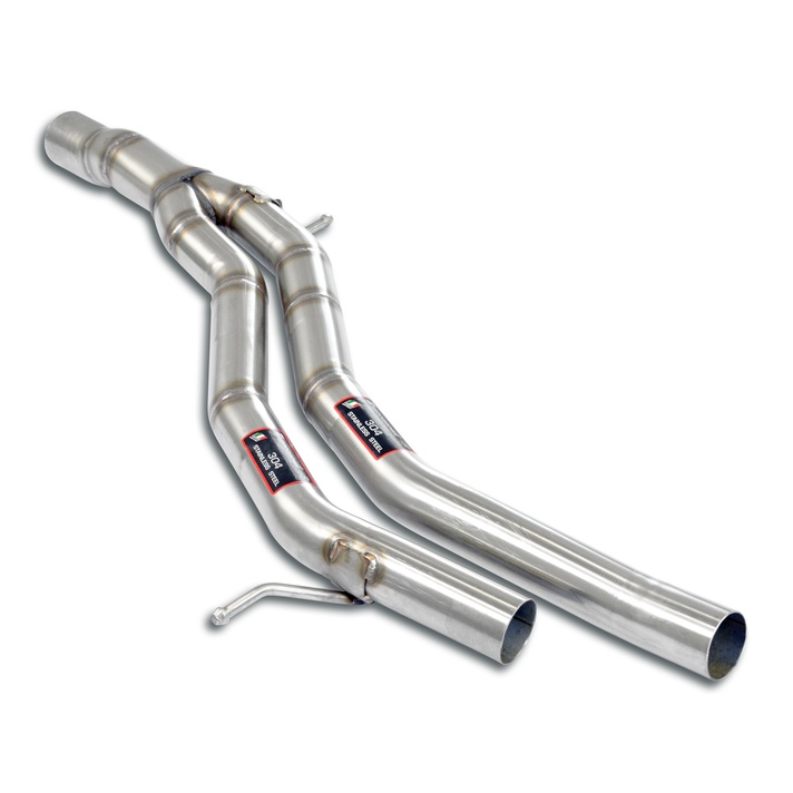Porsche 536 cayenne s coup e hybrid 3 0l v6 340 hp 458 hp 2020 2023 single pipe racing exhaust system supersprint kit 18654