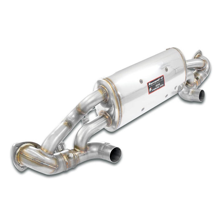 Porsche 718 boxster spyder rs 4 0l 500 hp models with gpf 2023 with valve exhaust system supersprint kit 17366