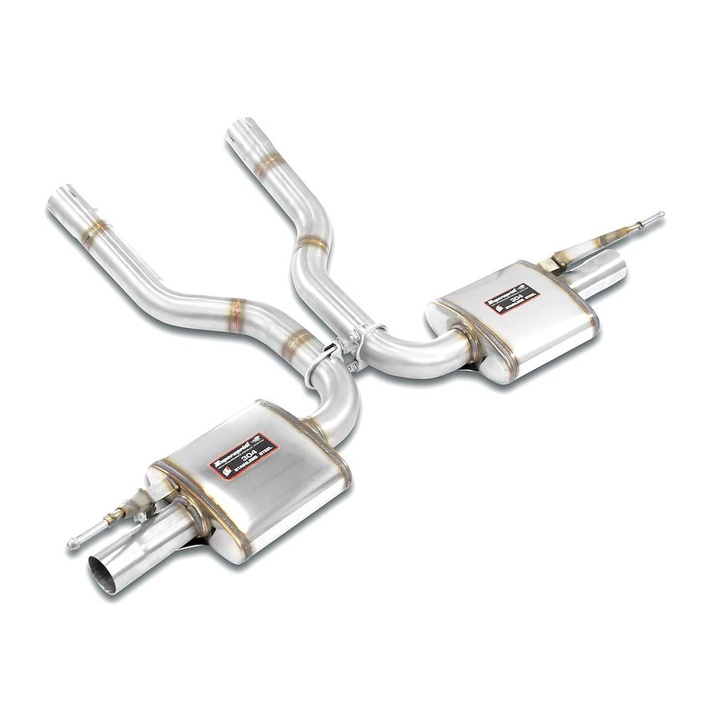 Porsche 955 cayenne turbo s 4 5i v8 521 hp 05 06 exhaust system supersprint kit 18465