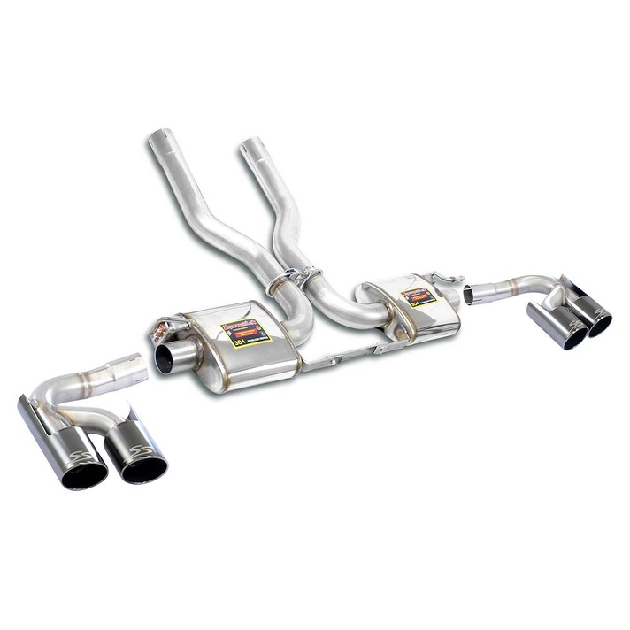 Porsche 958 cayenne turbo 4 8i v8 520 hp 2014 2018 exhaust system supersprint kit 18504