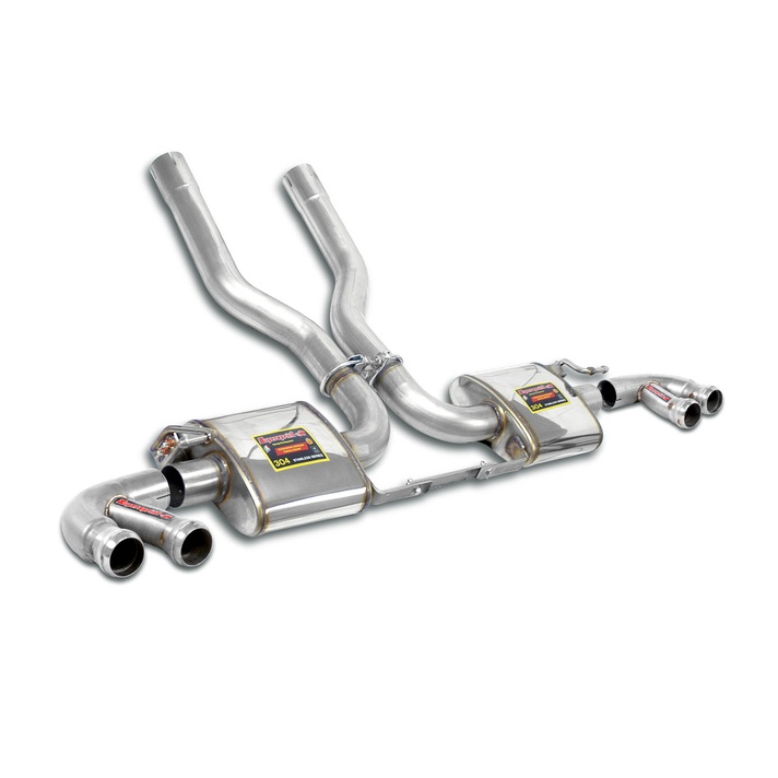 Porsche 958 cayenne turbo s 4 8i v8 570 hp 2014 2018 exhaust system supersprint kit 18508