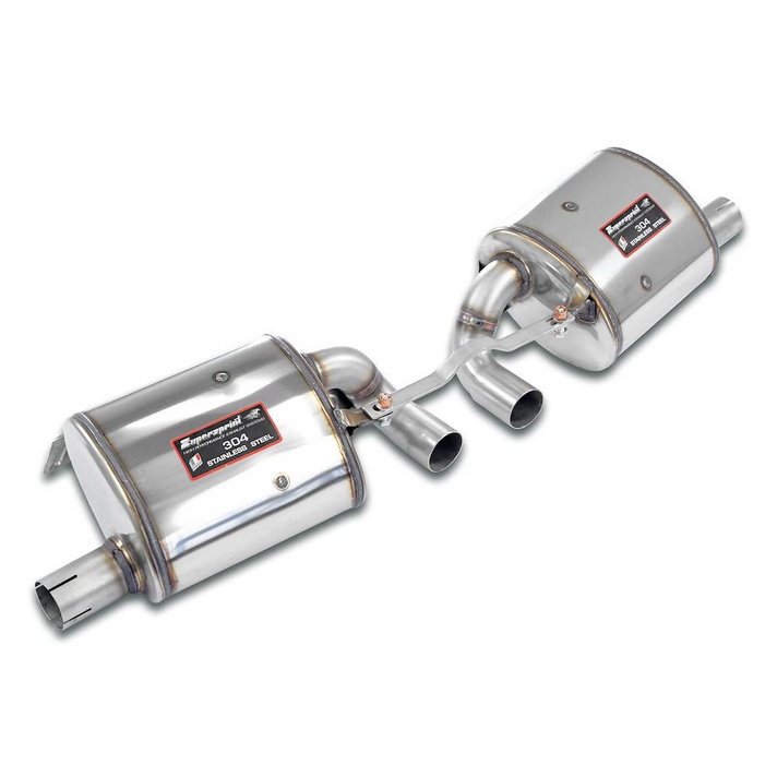 Porsche 987 boxster 2 7i 240 hp 245 hp 05 08 exhaust system supersprint kit 17262