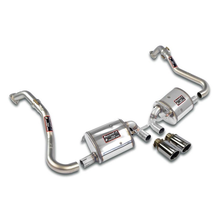 Porsche 987 cayman 06 08 all models for 3 4l 3 6l 3 8l engine conversion exhaust system supersprint kit 17377