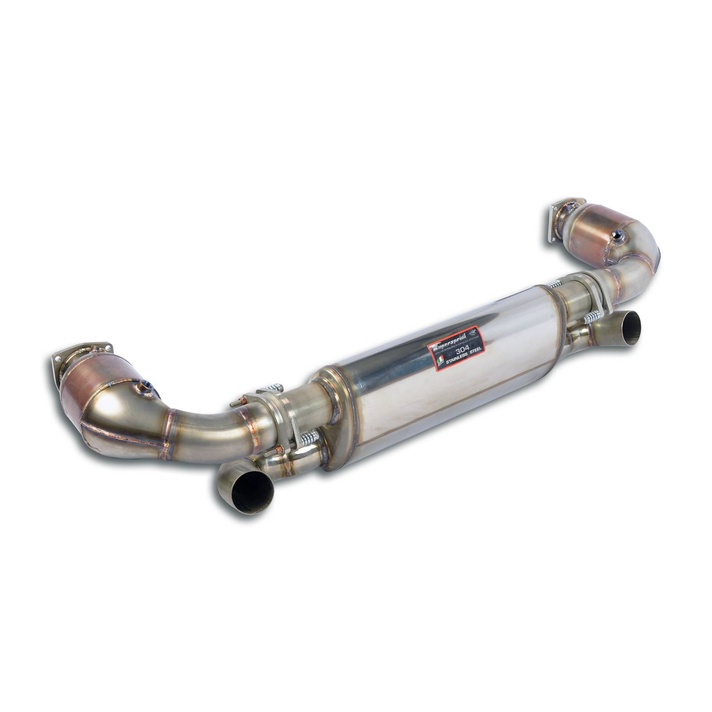 Porsche 996 turbo werksleistungssteigerung x50 3 6i 4x4 450 hp 00 06 70mm racing system exhaust system supersprint kit 17579