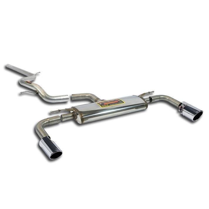 Vw golf vii gti clubsport s 2 0 tsi 310 hp 2016 2018 exhaust system supersprint kit 20315