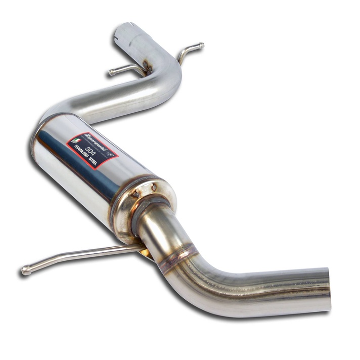 Vw scirocco 2 0 tsi 200 hp 211 hp 2008 2014 65mm exhaust system supersprint kit 20639