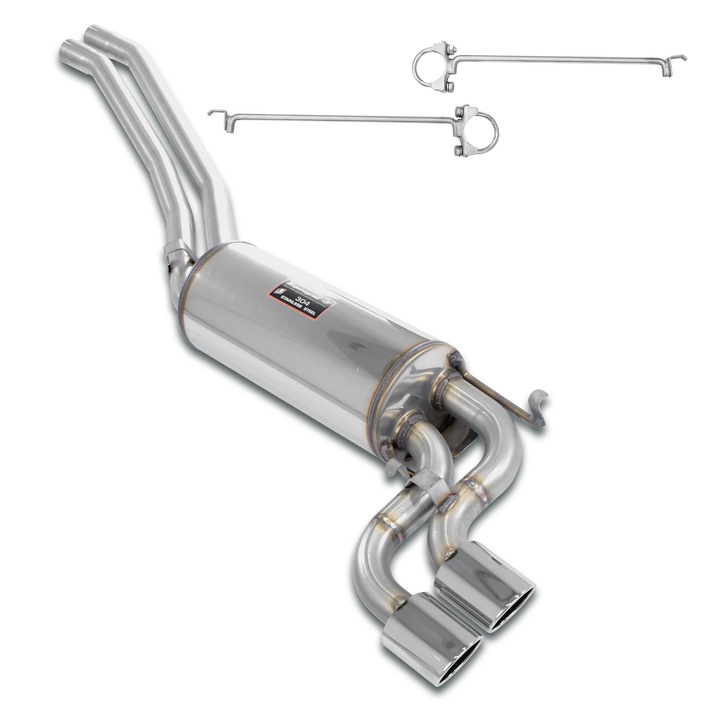 Mercedes v126 sel 500 80 85 exhaust system supersprint 04977