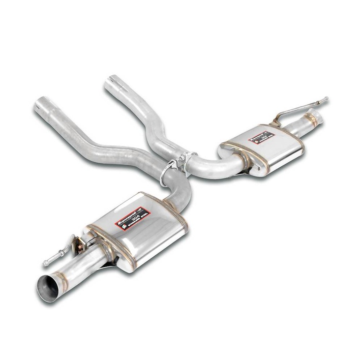 Porsche 957 cayenne turbo s 4 8i v8 550 hp 07 10 exhaust system supersprint 05964