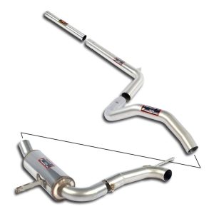 RENAULT MEGANE III Coupé 2.0 RS / Trophy 275 2014 -> 2016  Supersprint Exhaust System