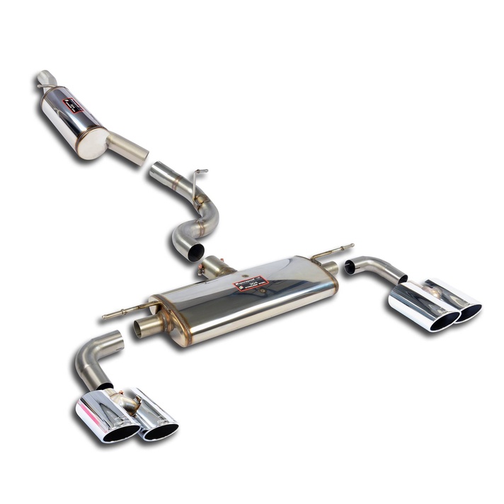 Vw golf vii r 2 0 tfsi 290 hp usa model 2018 exhaust system supersprint 06660