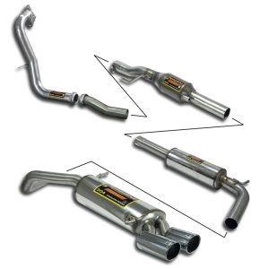 VW POLO 6R GTI 1.4 TSI 3d./5d. (180 Hp) 2010 -> 2014  Supersprint Exhaust System