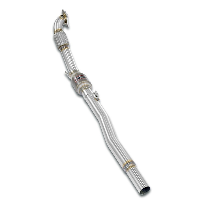 Vw scirocco 2 0 tsi 200 hp 211 hp 2008 2014 65mm exhaust system supersprint 06746