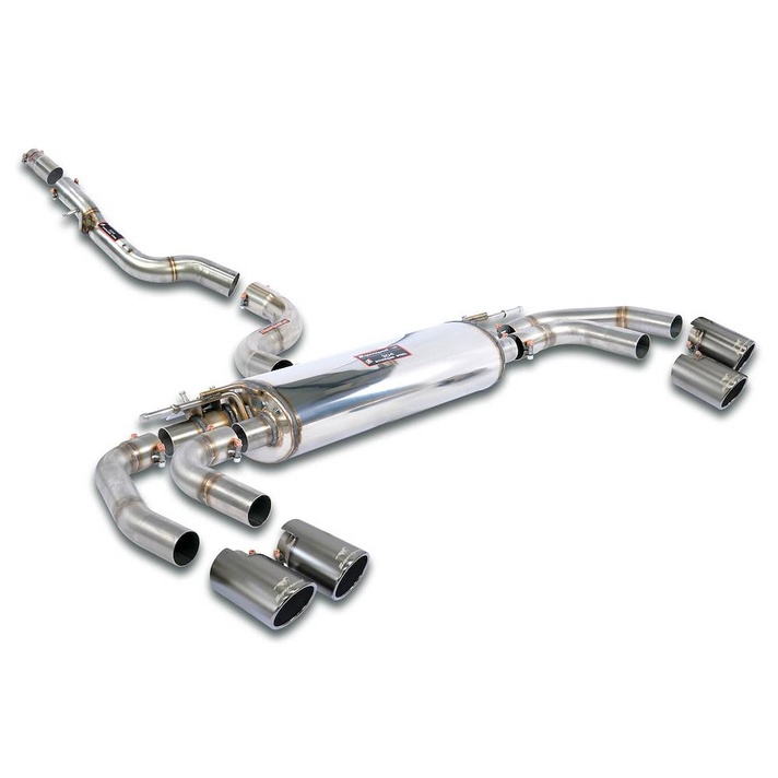 Vw t roc r 2 0 tfsi 300 hp models with gpf 2019 2020 with valve exhaust system supersprint 06874
