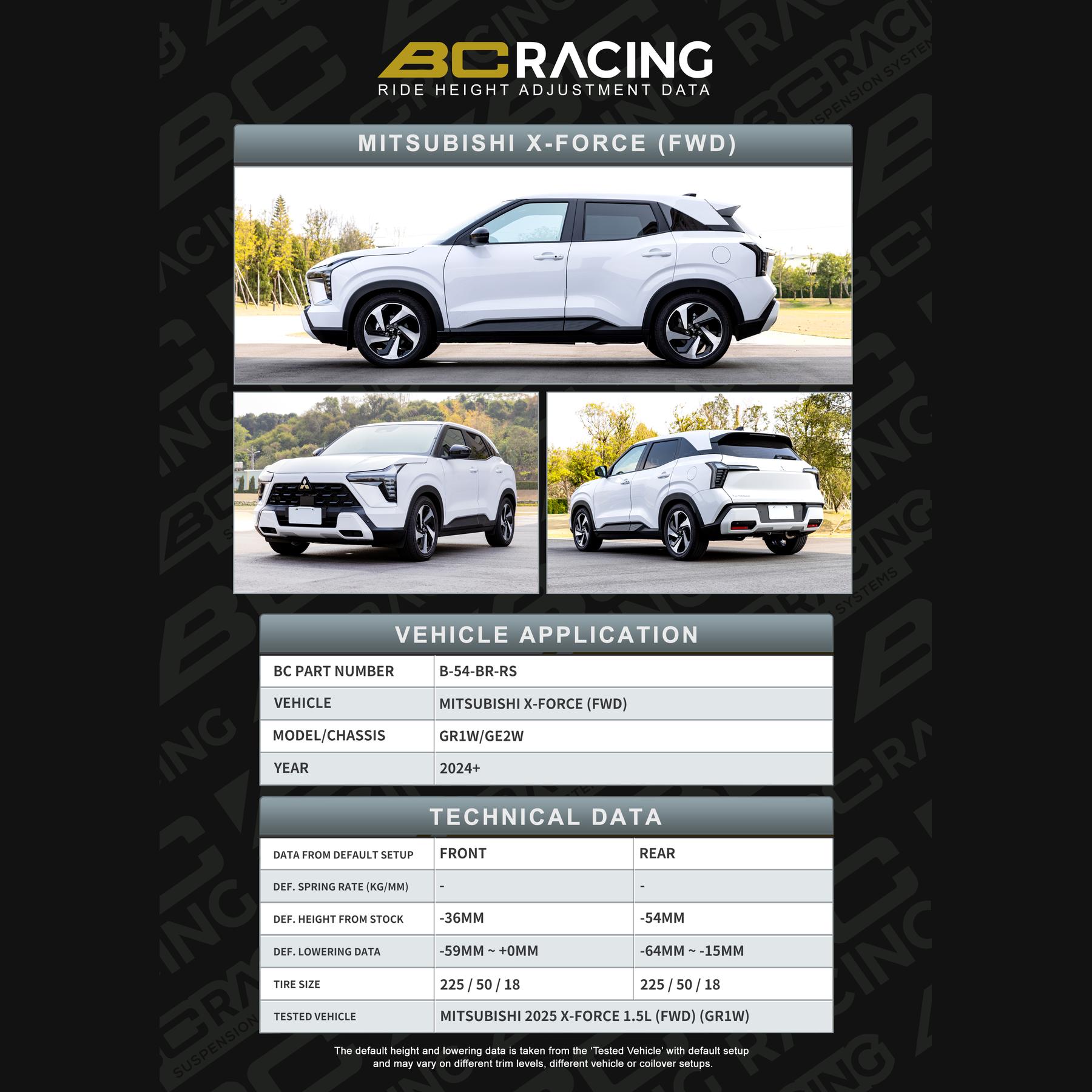 b-54-br-rs-data_mitsubishi_x-force_fwd-vehicle_lowering_data-b-54-br-rs B 54 br rs data mitsubishi x force fwd vehicle lowering data b 54 br rs