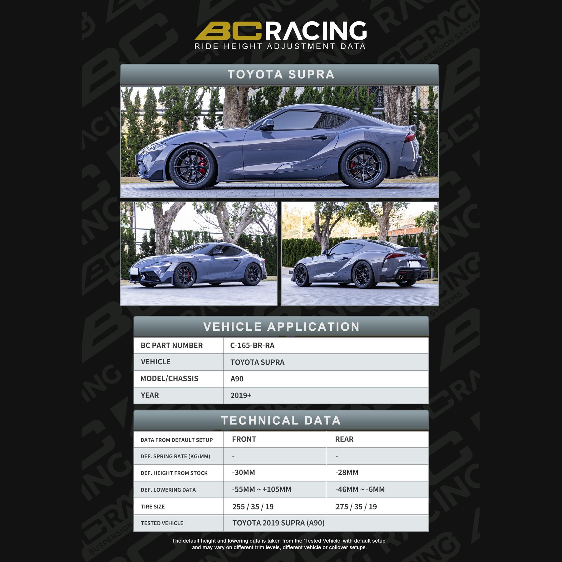 c-165-br-ra_toyota_toyotra_supra-vehicle_lowering_data-c-165-br-ra C 165 br ra toyota toyotra supra vehicle lowering data c 165 br ra