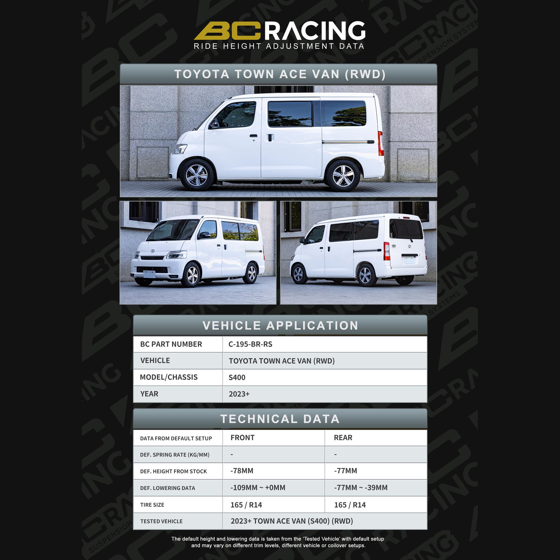 c-195-br-rs_toyota_town_ace_van_rwd-vehicle_lowering_data-c-195-br-rs C 195 br rs toyota town ace van rwd vehicle lowering data c 195 br rs