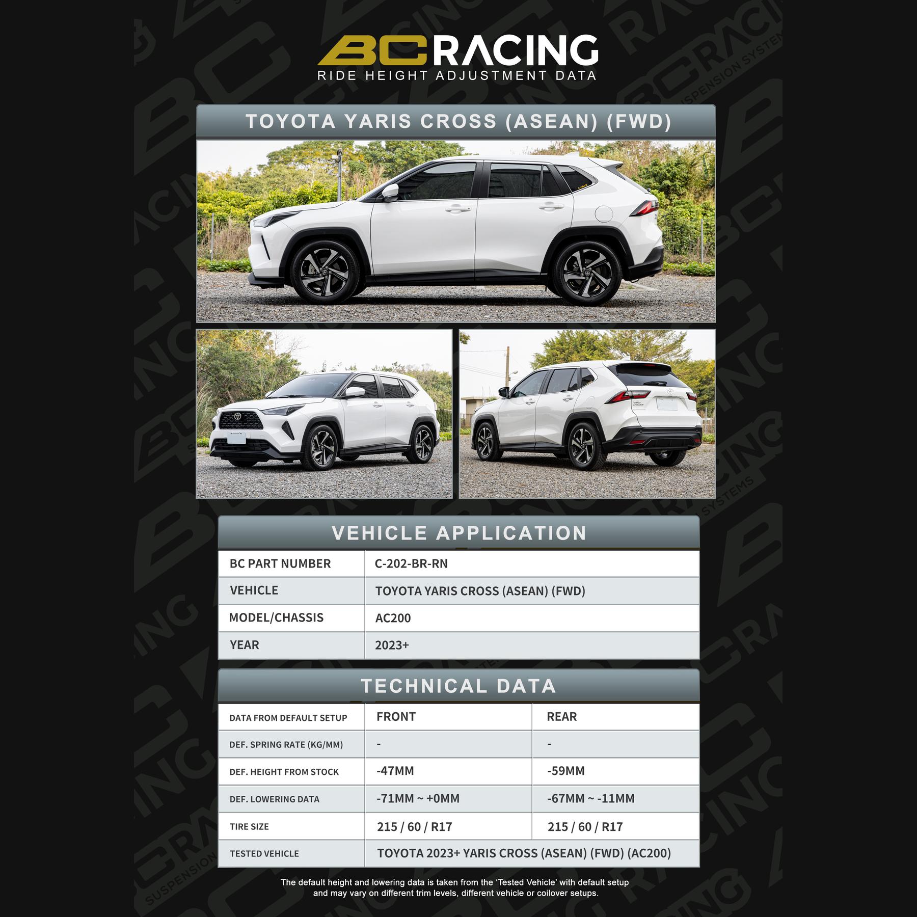 c-202-br-rn-_toyota_yaris_cross_asean_fwd-vehicle_lowering_data-c-202-br-rn C 202 br rn toyota yaris cross asean fwd vehicle lowering data c 202 br rn