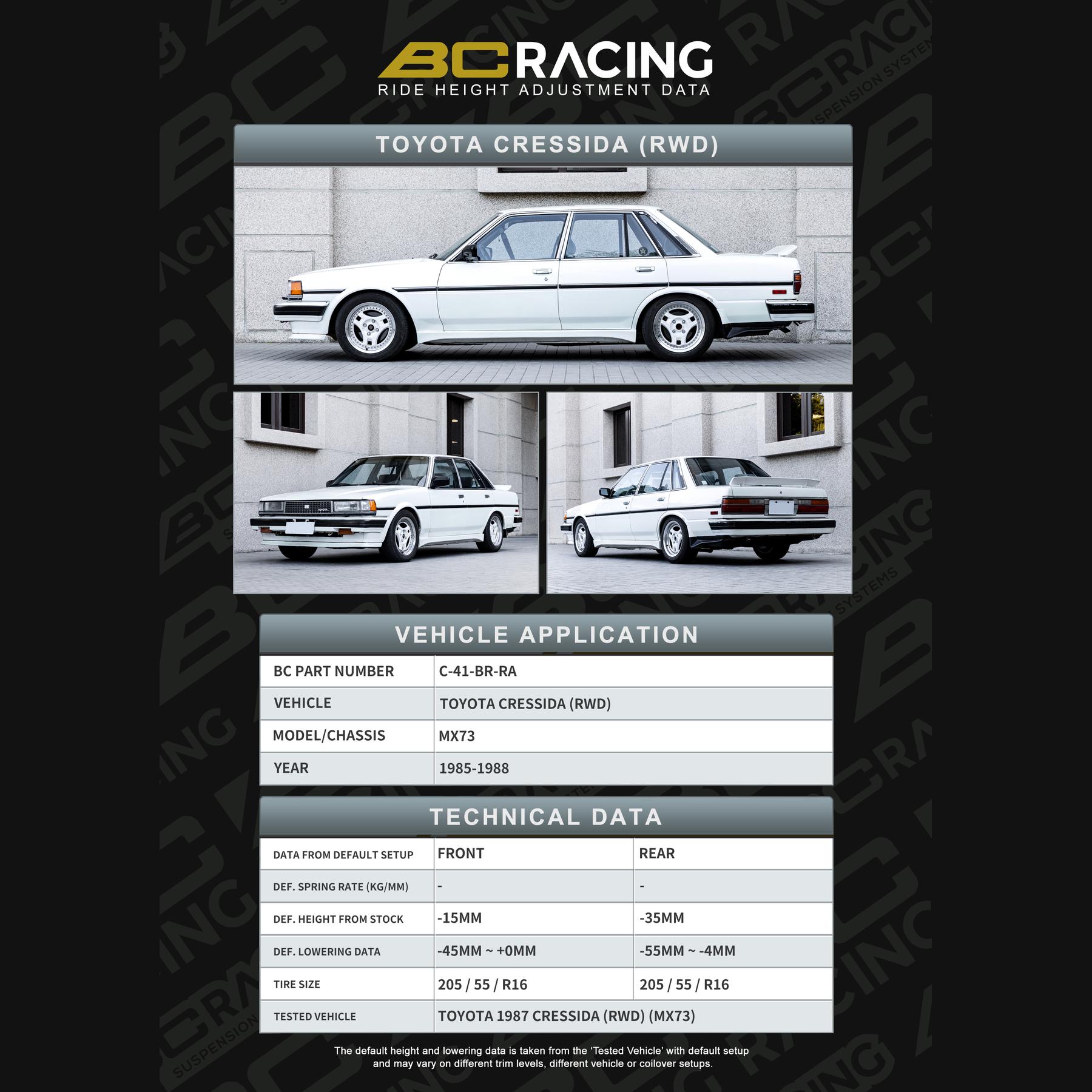 c-41-br-ra-data_toyota_cressida_weld-vehicle_lowering_data-c-41-br-ra C 41 br ra data toyota cressida weld vehicle lowering data c 41 br ra