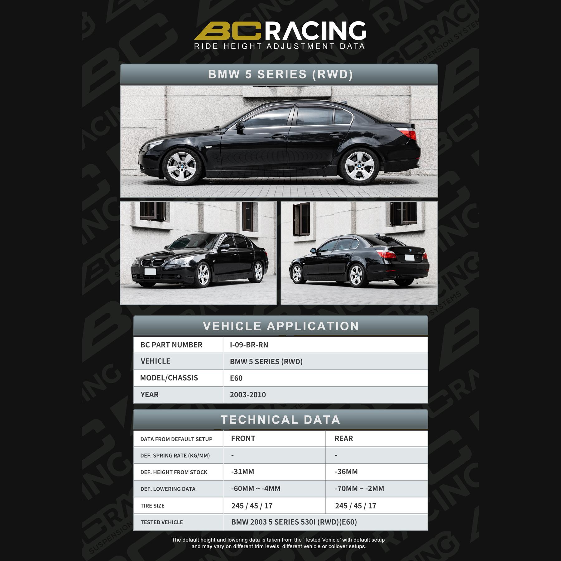 i-09-br-rn_bmw_5_series-vehicle_lowering_data-i-09-br-rn I 09 br rn bmw 5 series vehicle lowering data i 09 br rn