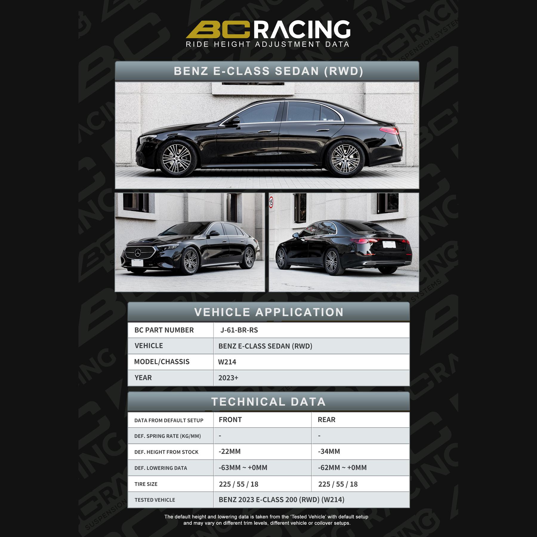 j-61-br-rs_mercedes_e-class_sedan_rwd-vehicle_lowering_data-j-61-br-rs J 61 br rs mercedes e class sedan rwd vehicle lowering data j 61 br rs