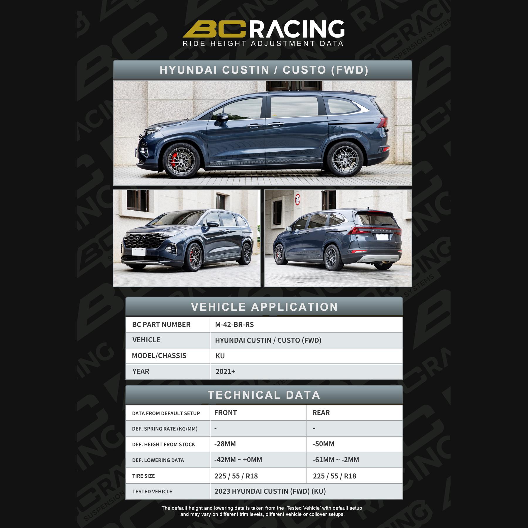 m-42-br-rs_hyundai_custincusto_fwd-vehicle_lowering_data-m-42-br-rs M 42 br rs hyundai custincusto fwd vehicle lowering data m 42 br rs