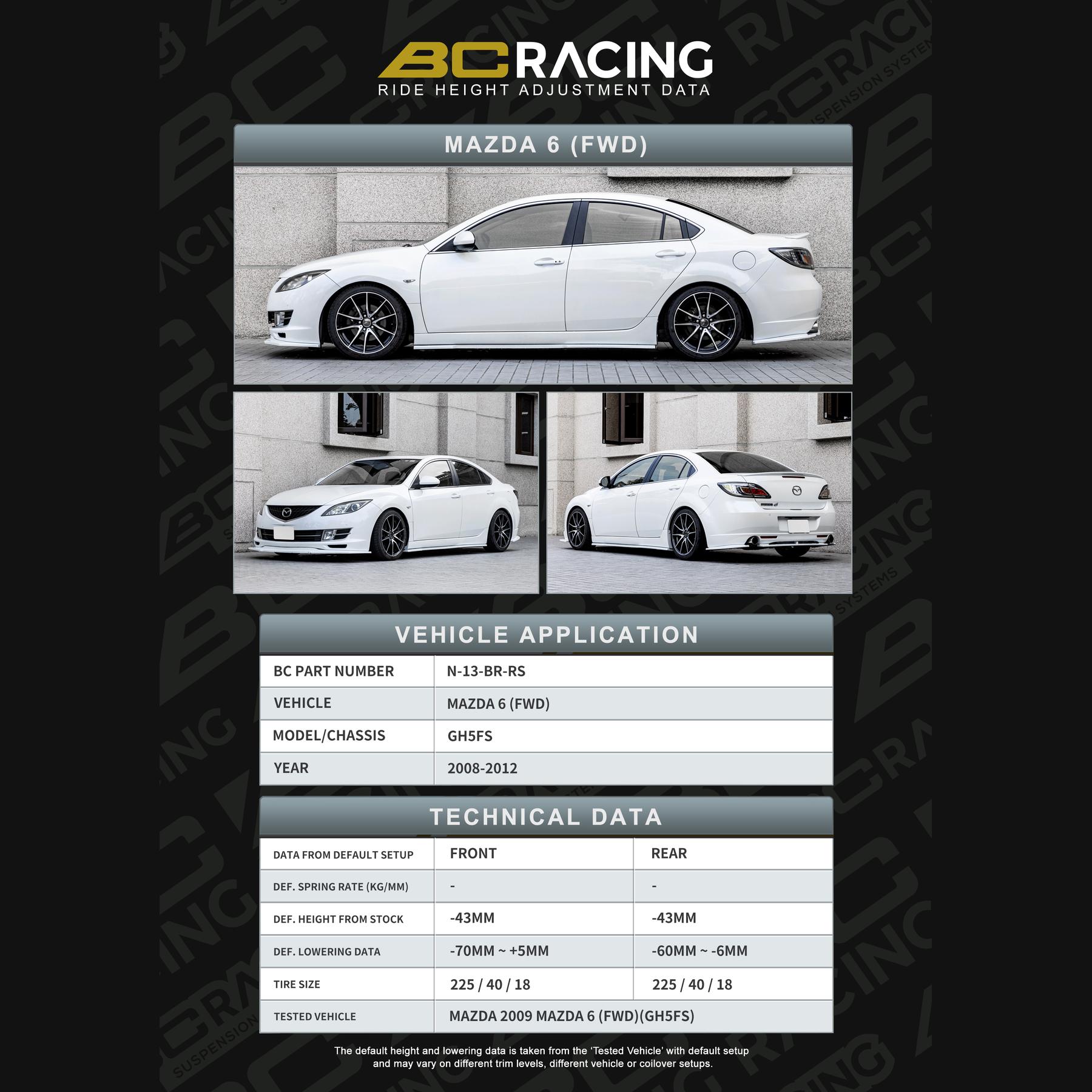 n-13-br-rs_mazda_mazda_6-vehicle_lowering_data-n-13-br-rs N 13 br rs mazda mazda 6 vehicle lowering data n 13 br rs