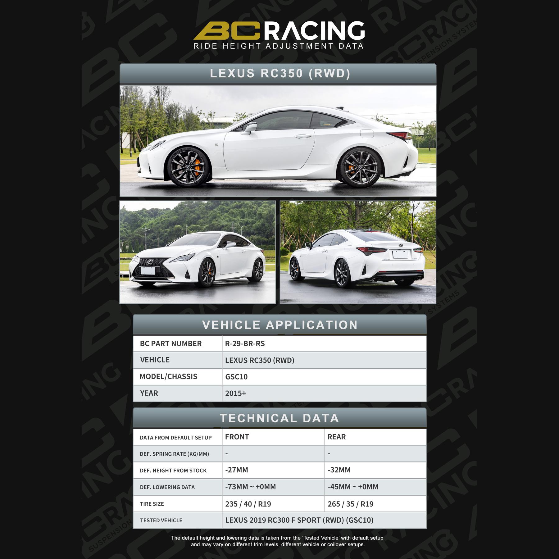 r-29-br-rs-data_lexus_rc350-vehicle_lowering_data-r-29-br-rs R 29 br rs data lexus rc350 vehicle lowering data r 29 br rs