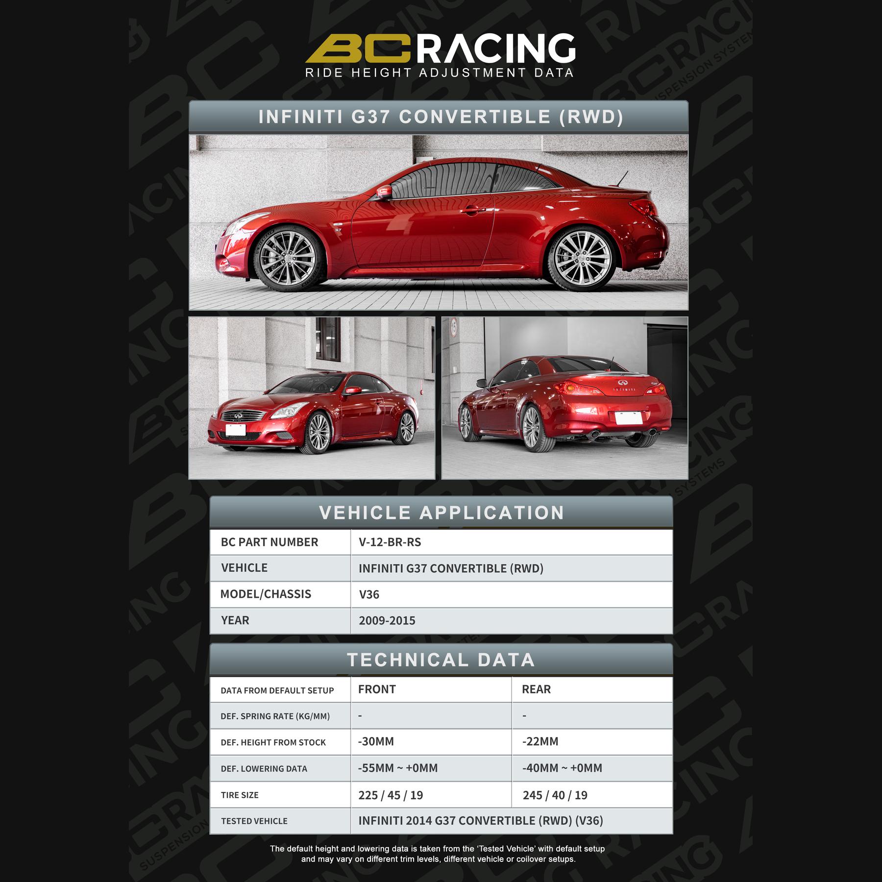 v-12-br-rs_infiniti_g37_convertible-vehicle_lowering_data-v-12-br-rs V 12 br rs infiniti g37 convertible vehicle lowering data v 12 br rs