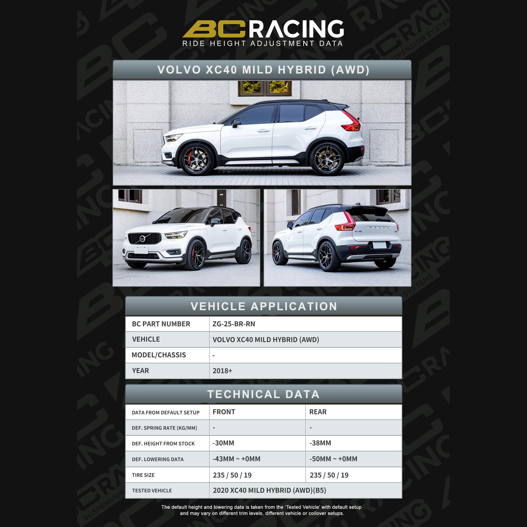 zg-25-br-rn_volvo_xc40_mild_hybrid_awd-vehicle_lowering_data-zg-25-br-rn Zg 25 br rn volvo xc40 mild hybrid awd vehicle lowering data zg 25 br rn