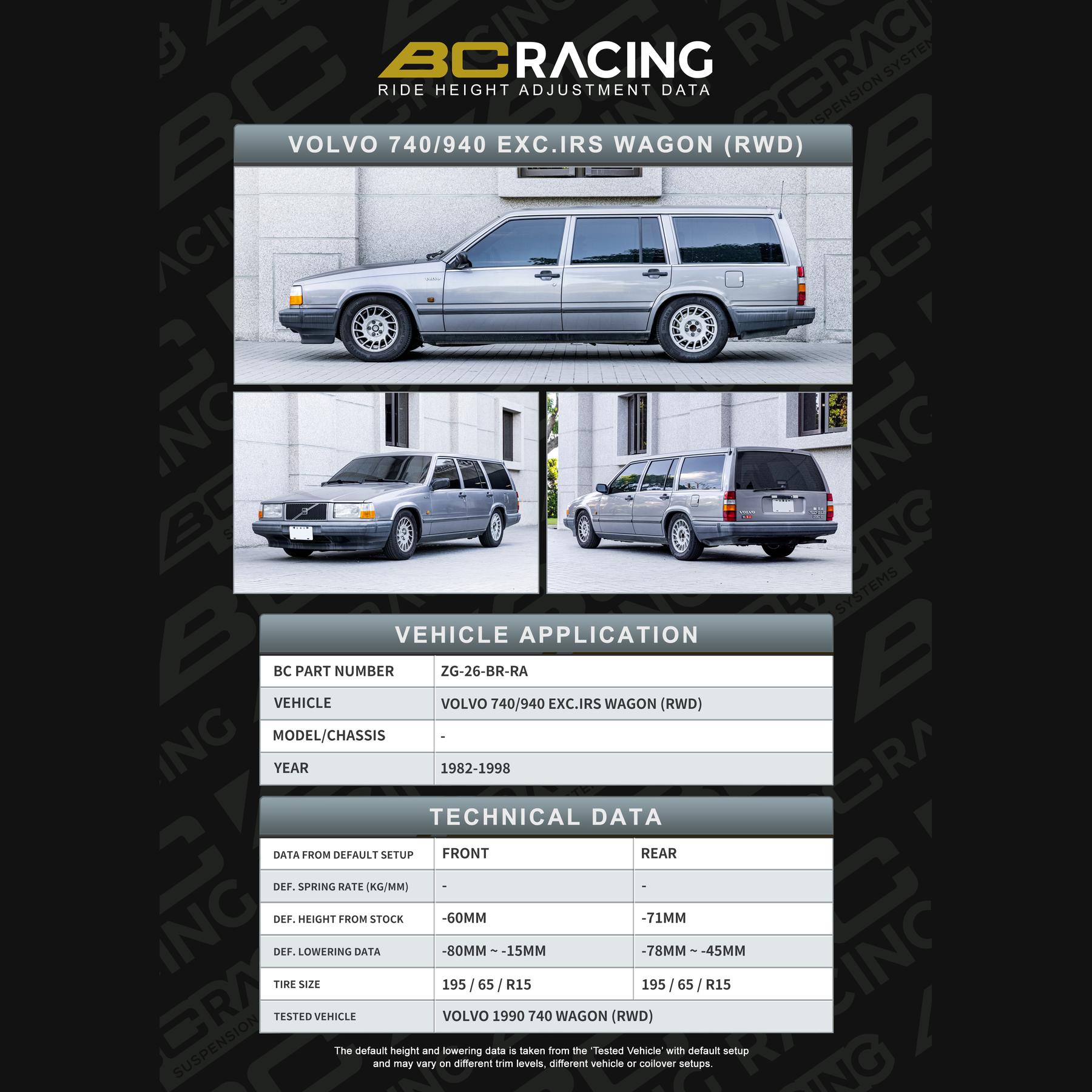 zg-26-br-ra_volvo_740940_excirs_wagon_rwd_weld-vehicle_lowering_data-zg-26-br-ra Zg 26 br ra volvo 740940 excirs wagon rwd weld vehicle lowering data zg 26 br ra